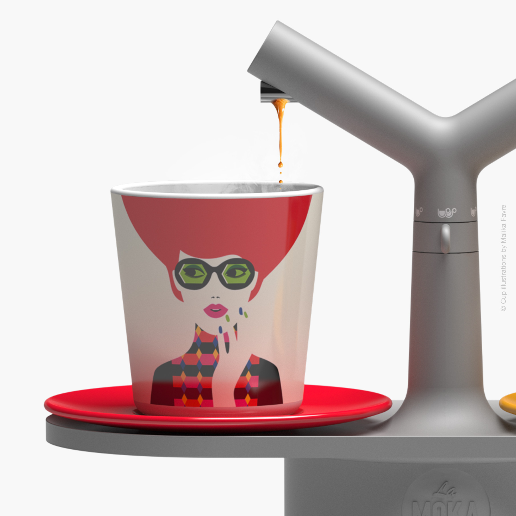 La MoKa Coffee Maker | Cup | Detail View