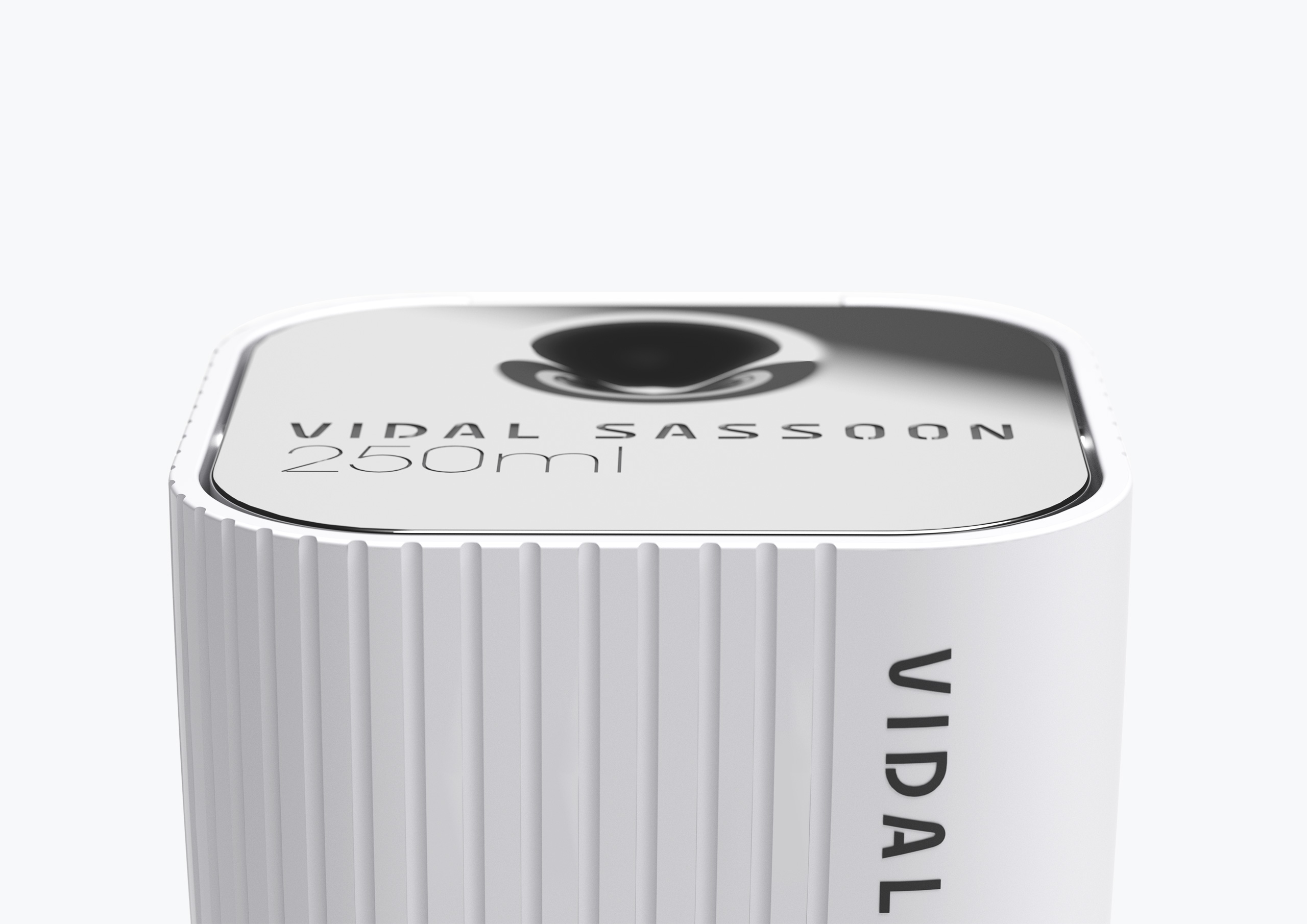 Vidal Sassoon Packaging | Lid | Detail View