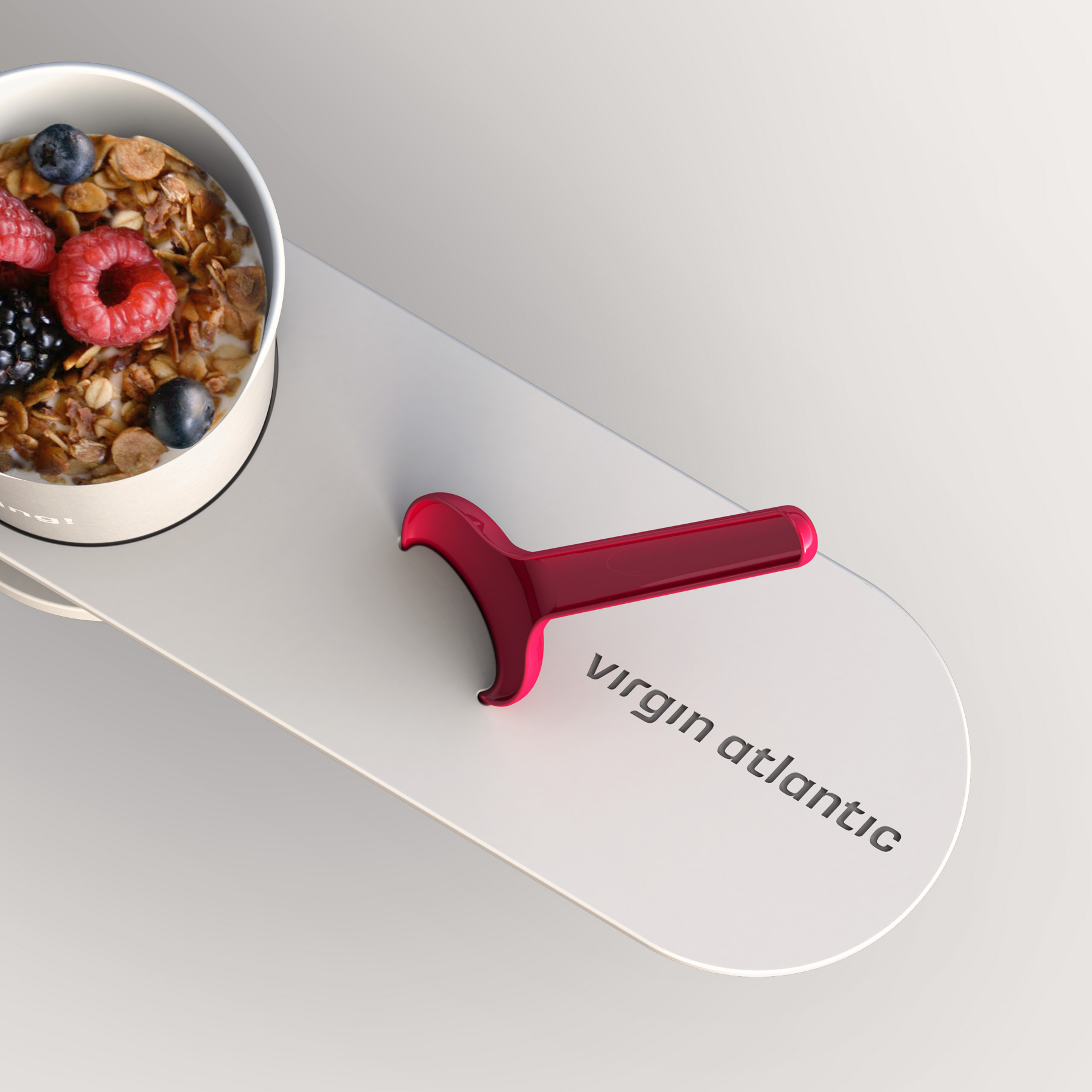 Virgin Atlantic Meal Service | Breakfast | Granola | Top View